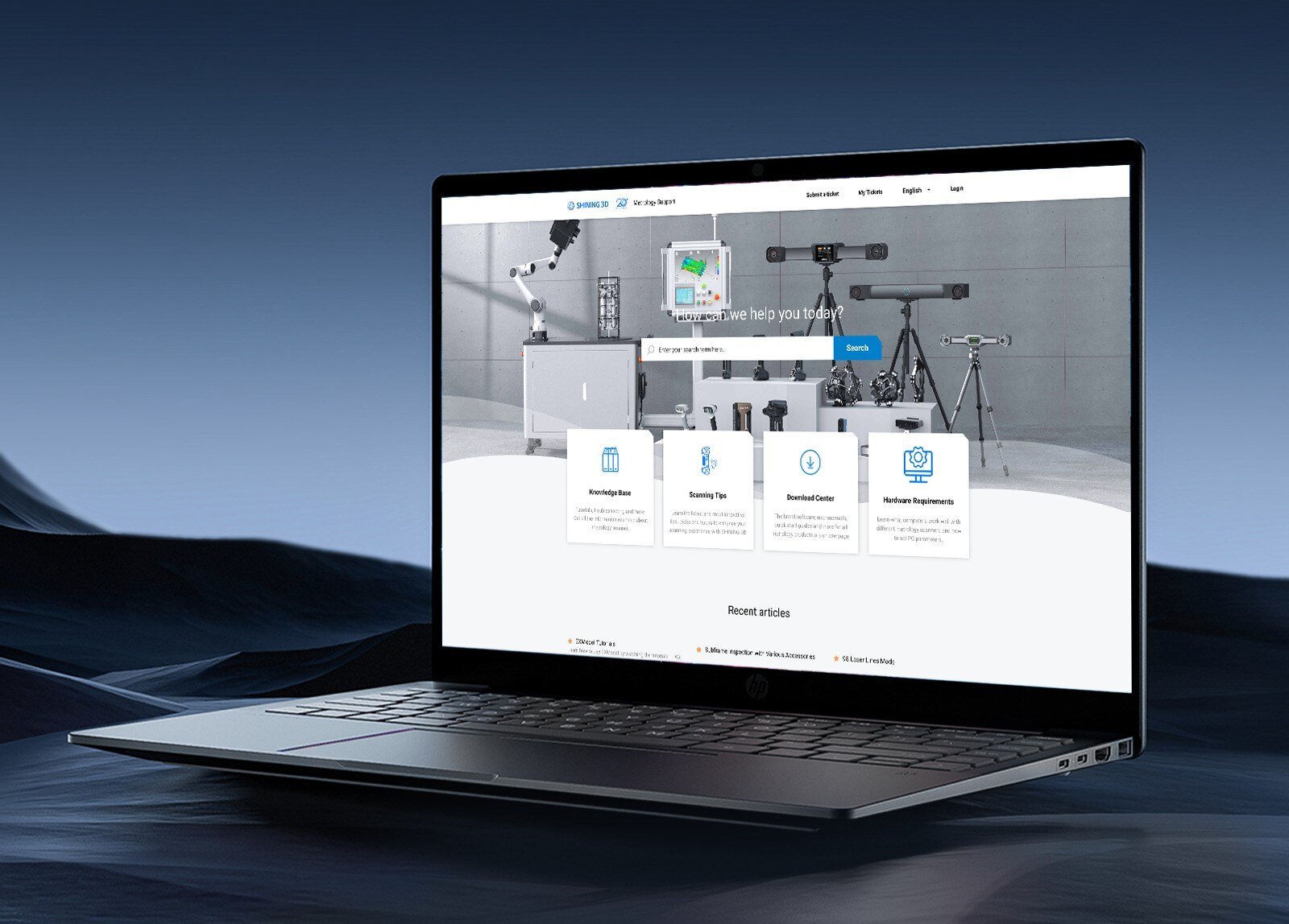 Selbstbedienungs-Support-Center